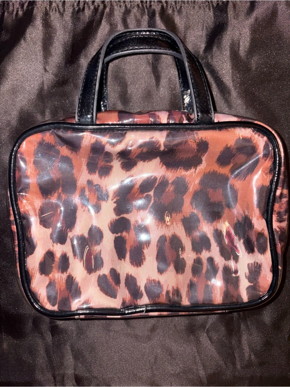 Vintage Juicy Couture Leopard Print Cosmetic Case - Picture 2 of 5
